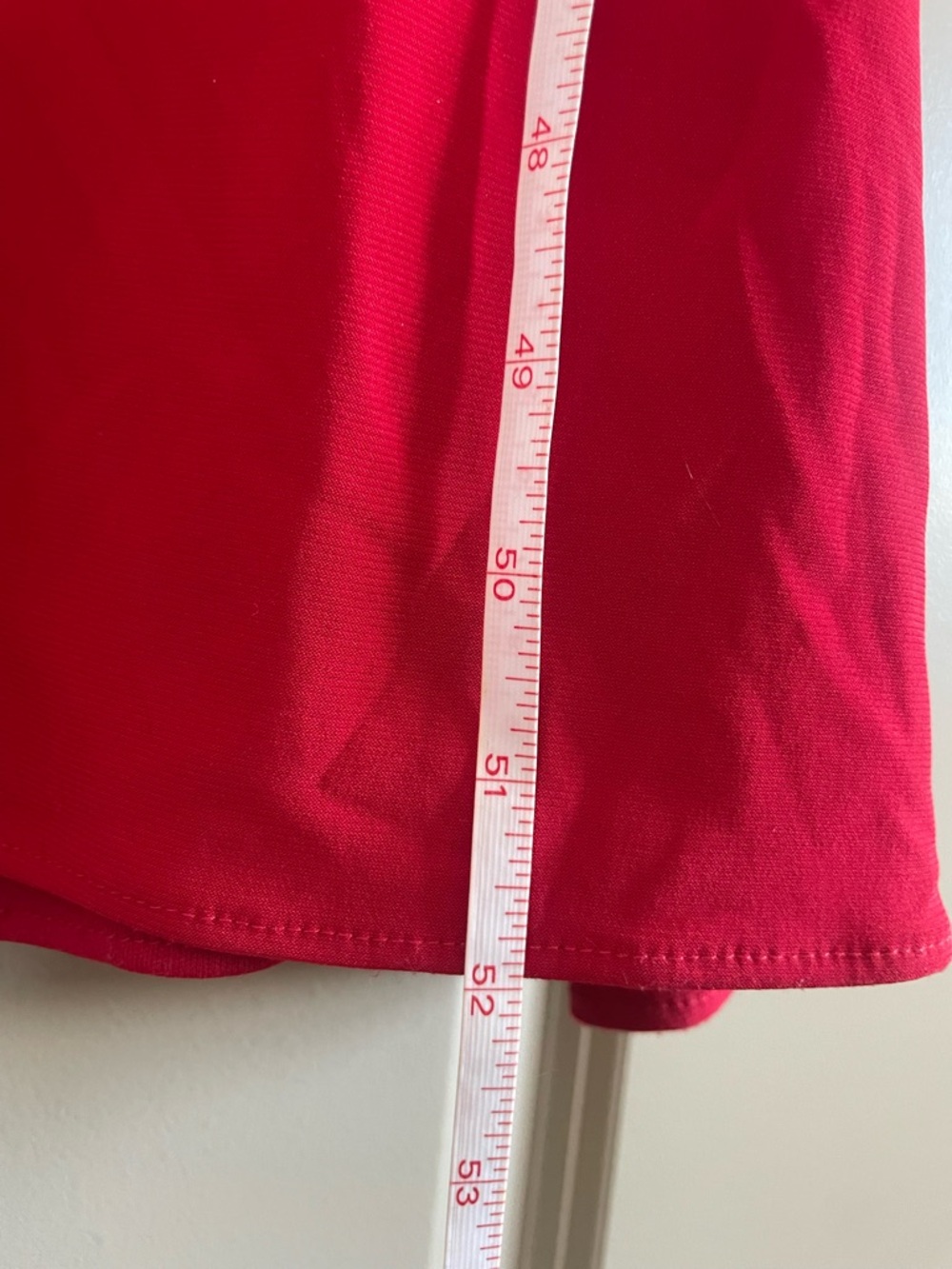 NWOT Xscape Red V-Neck Maxi Dress with Double Straps - Picture 2 of 5